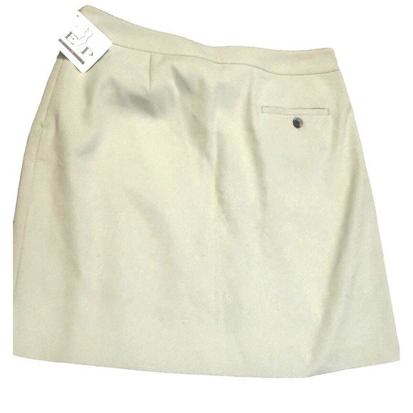 EP pro women golf skort skirt Cashew 10 NWT black stripe pockets side zip sport - Picture 2 of 10